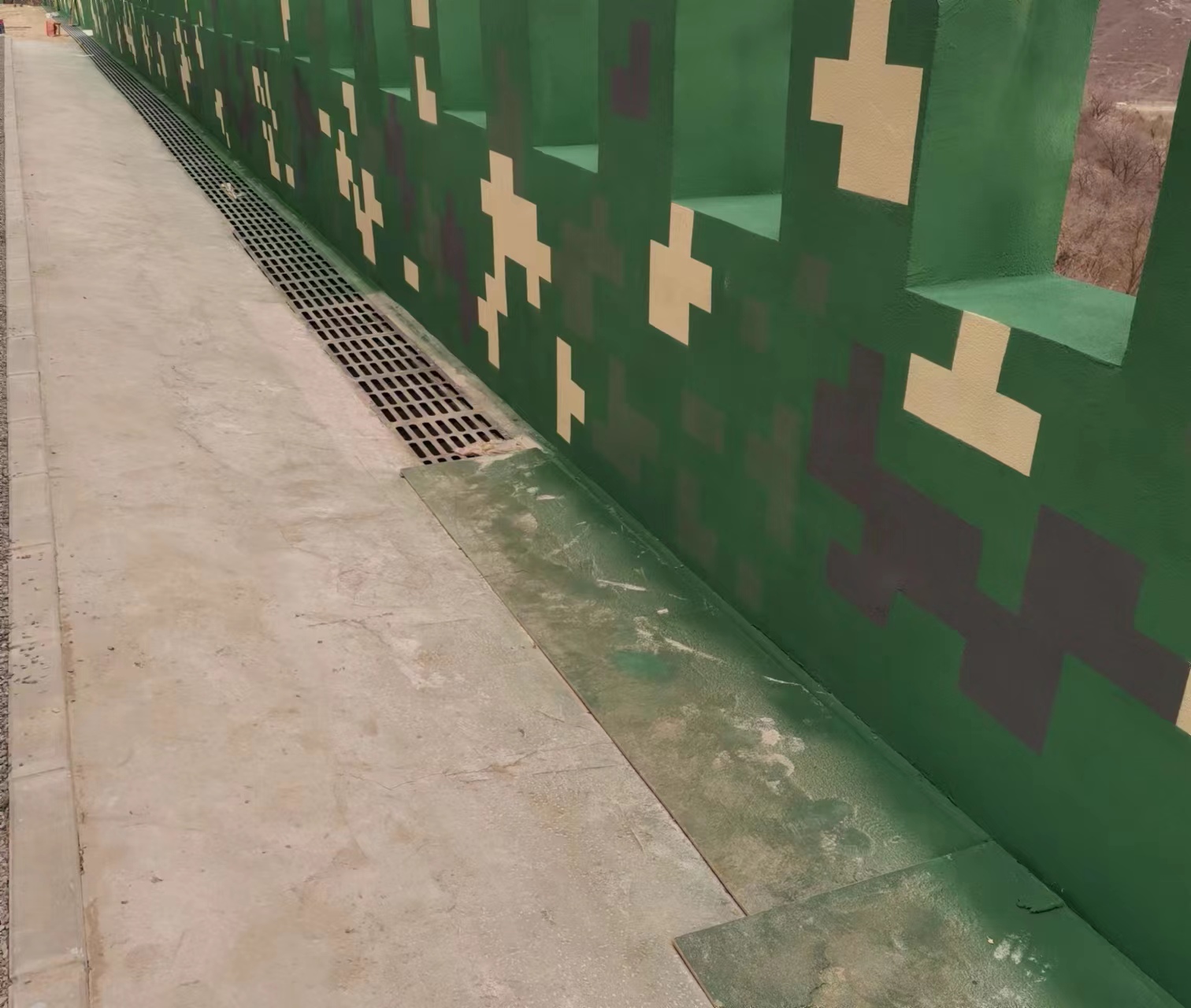 廊坊围墙迷彩喷涂,数迷彩漆